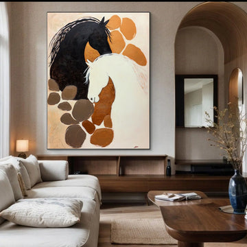 Abstract Animal Horse Wall Art #AL181