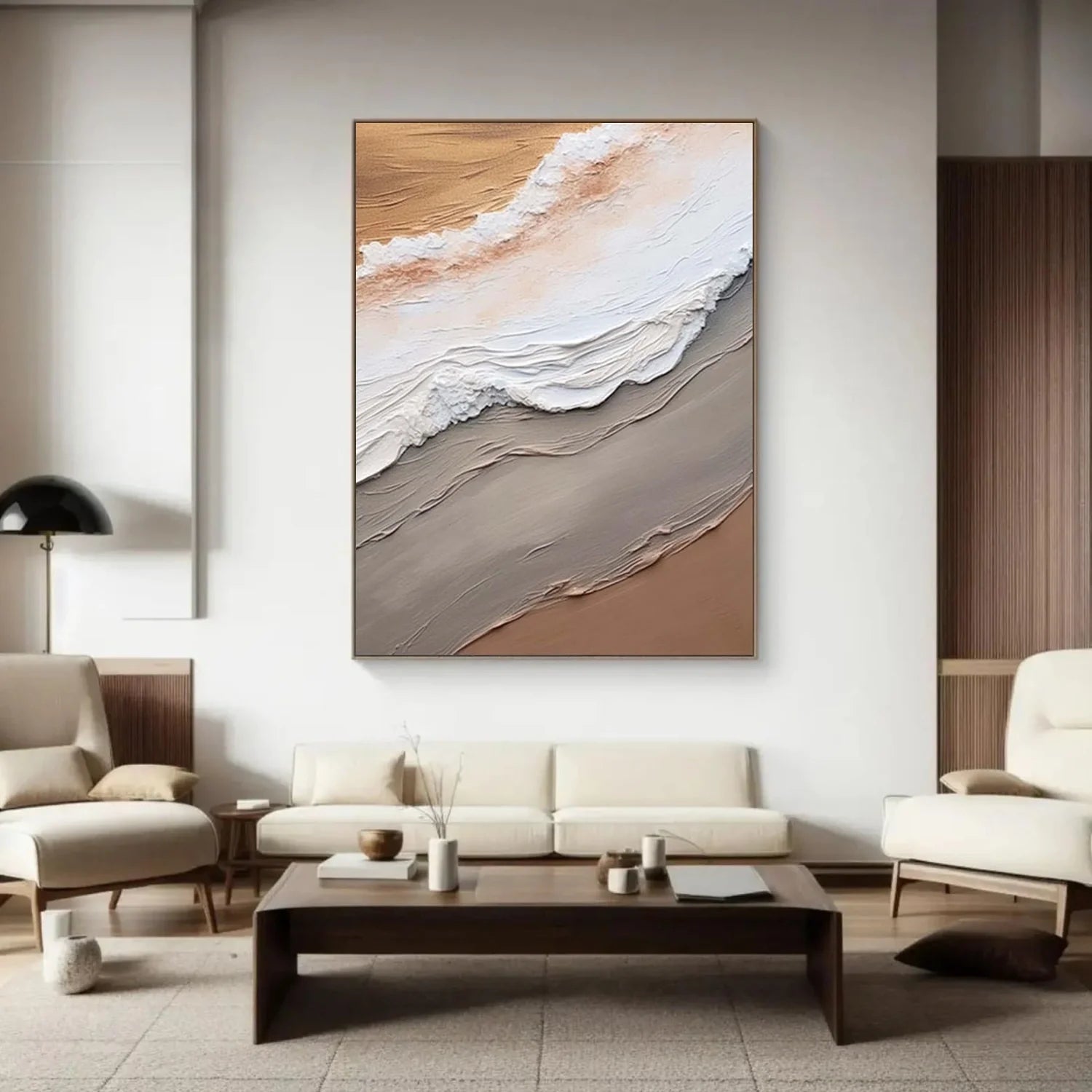 Sea & Sky Abstract Textured Wall Art #MS217