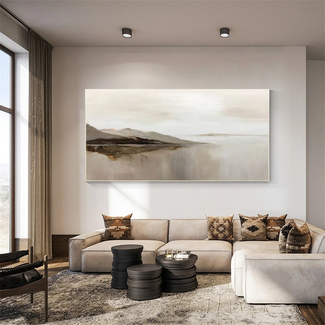 Minimalist Mountain Canvas Art #MM391
