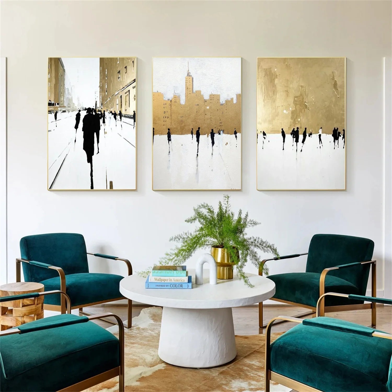 Abstract Portrait Wall Art Set of 3 #AP066