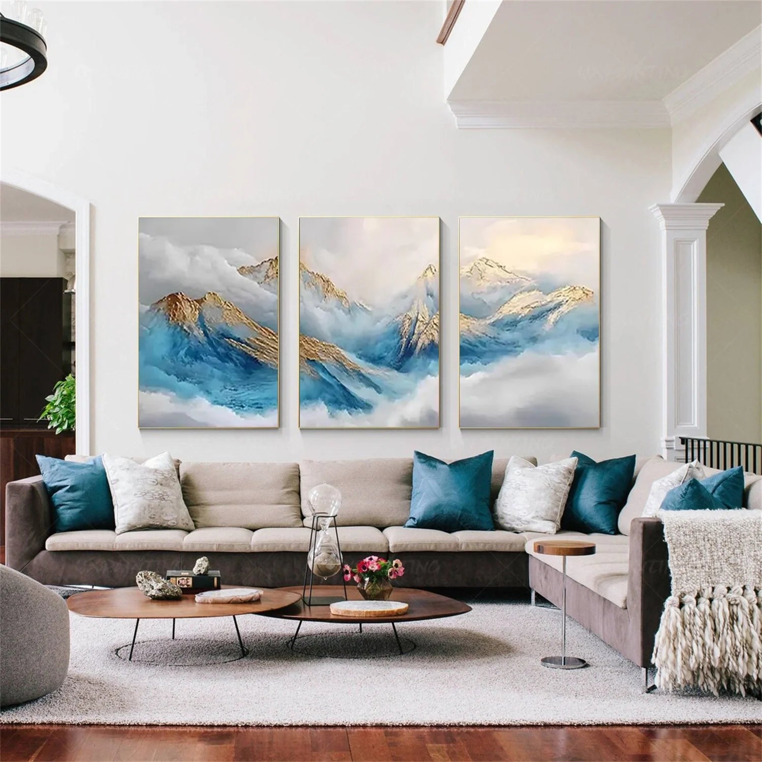 Minimalist Mountain Canvas Art Set of 3 #MM300