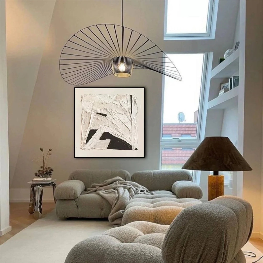 Wabi Sabi Textured Canvas Art #WS718