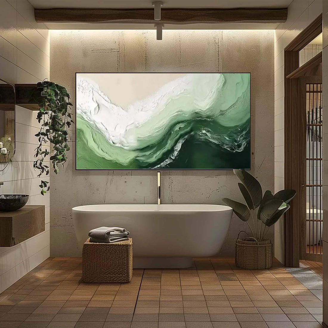 Sea & Sky Abstract Wall Art #MS251