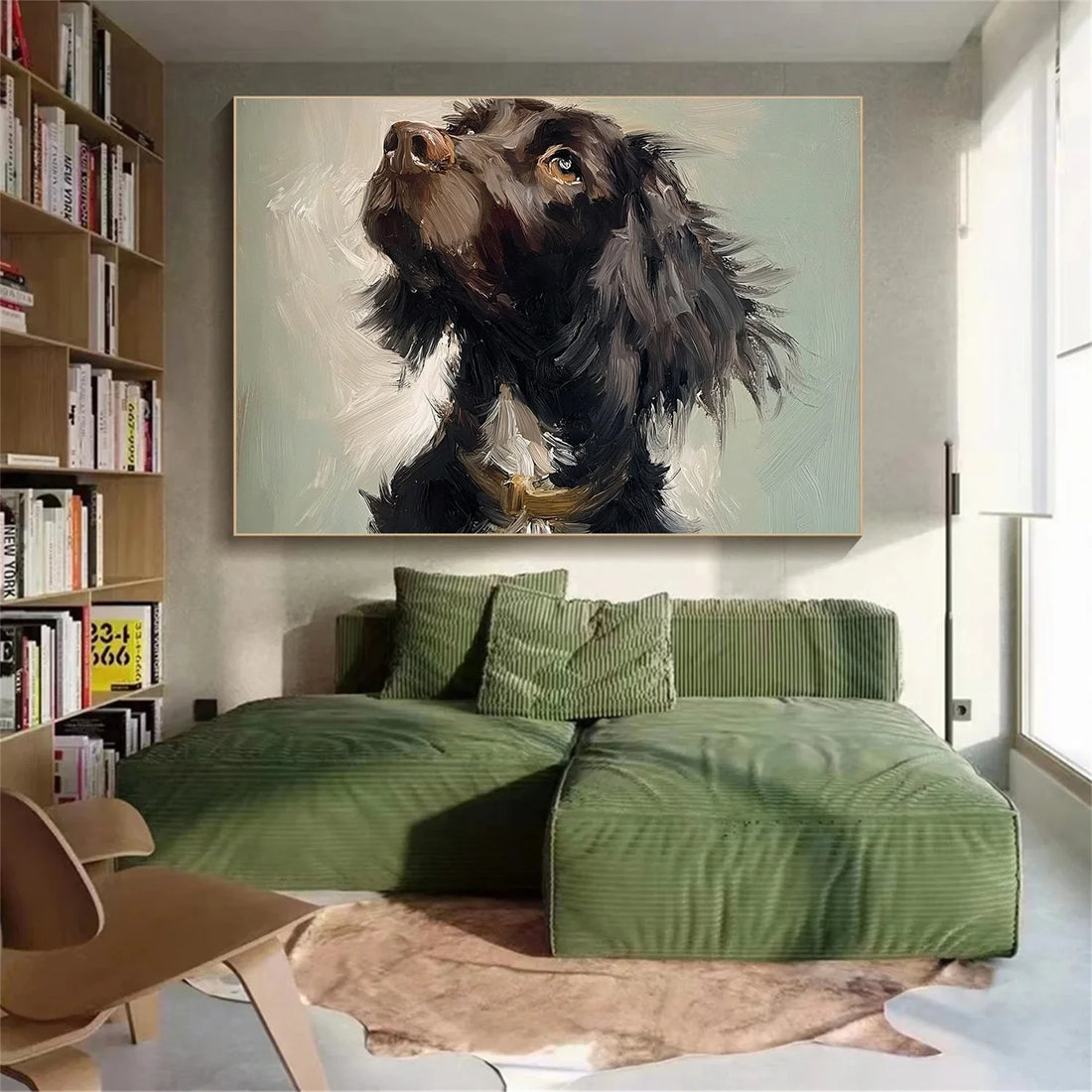 Abstract Animal Dog Wall Art #AL195