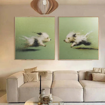 Abstract Animal Wall Art Set of 2 #AL204