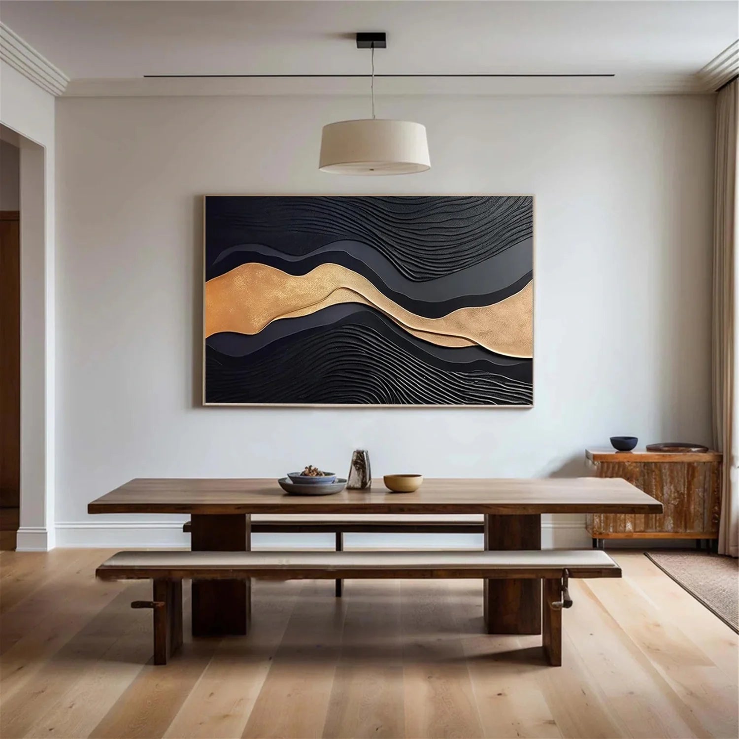 Minimalist Textured Canvas Art #MM367