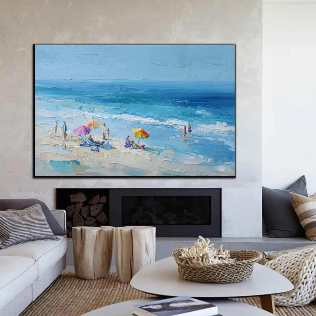 Sea & Sky Abstract Wall Art #MS289