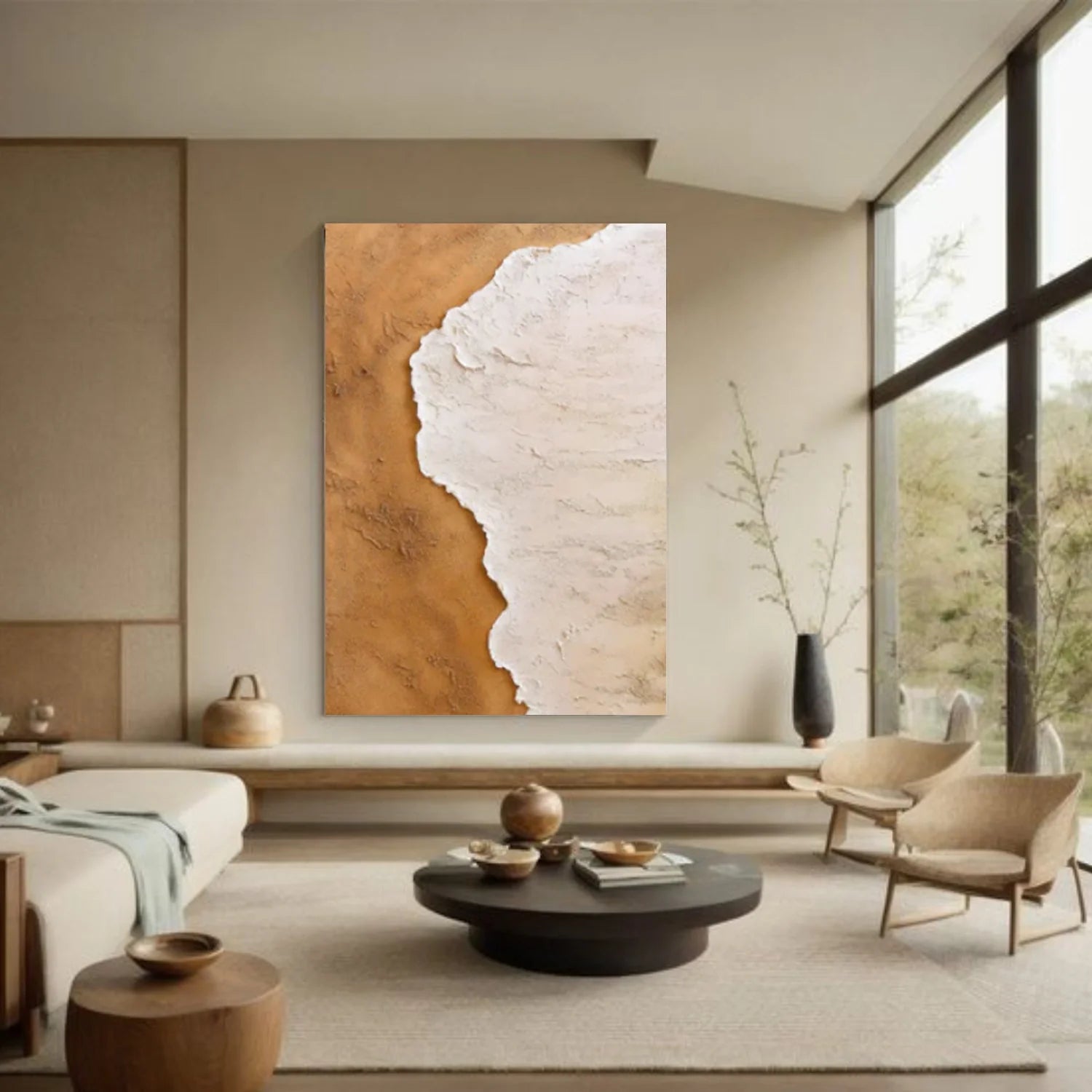 Minimalist Textured Canvas Art #MM374