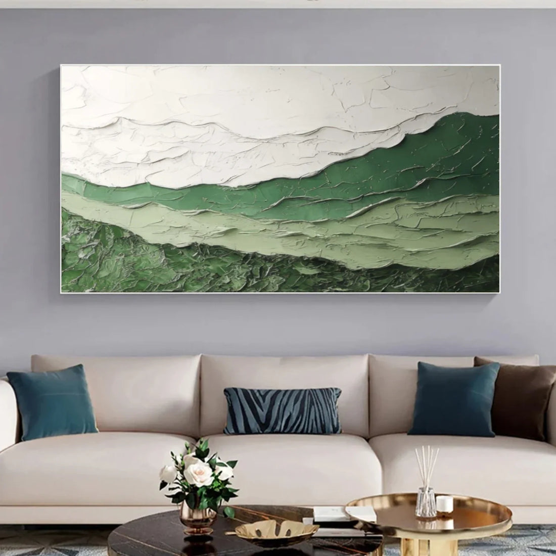 Abstract Textured Canvas Art #WS1041