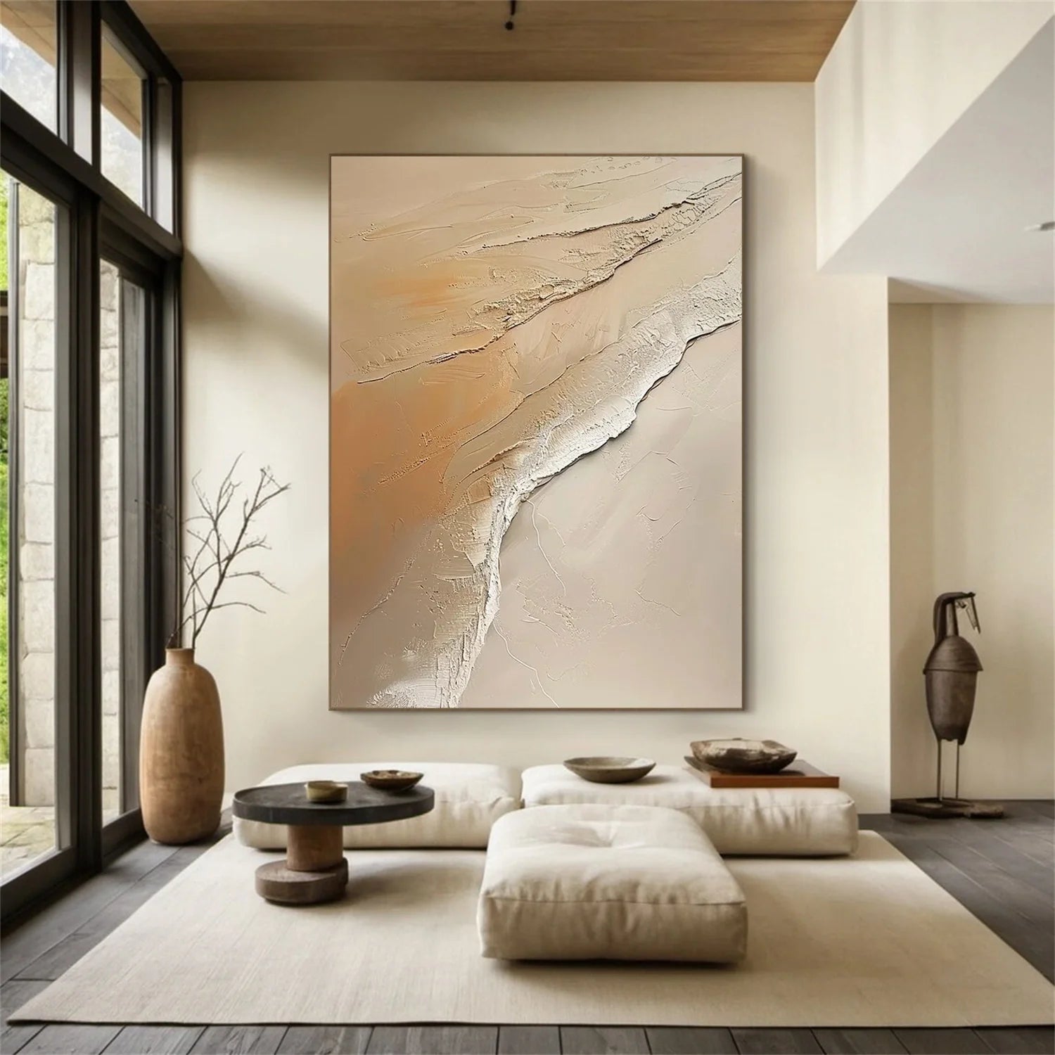 Abstract Textured Canvas Art #WS596