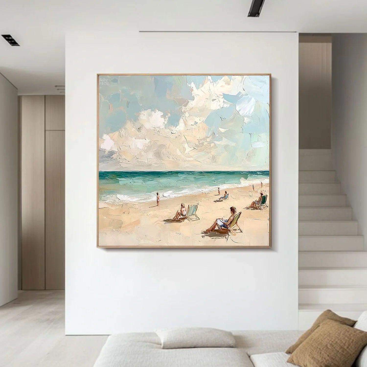 Sea & Sky Abstract Wall Art #MS291