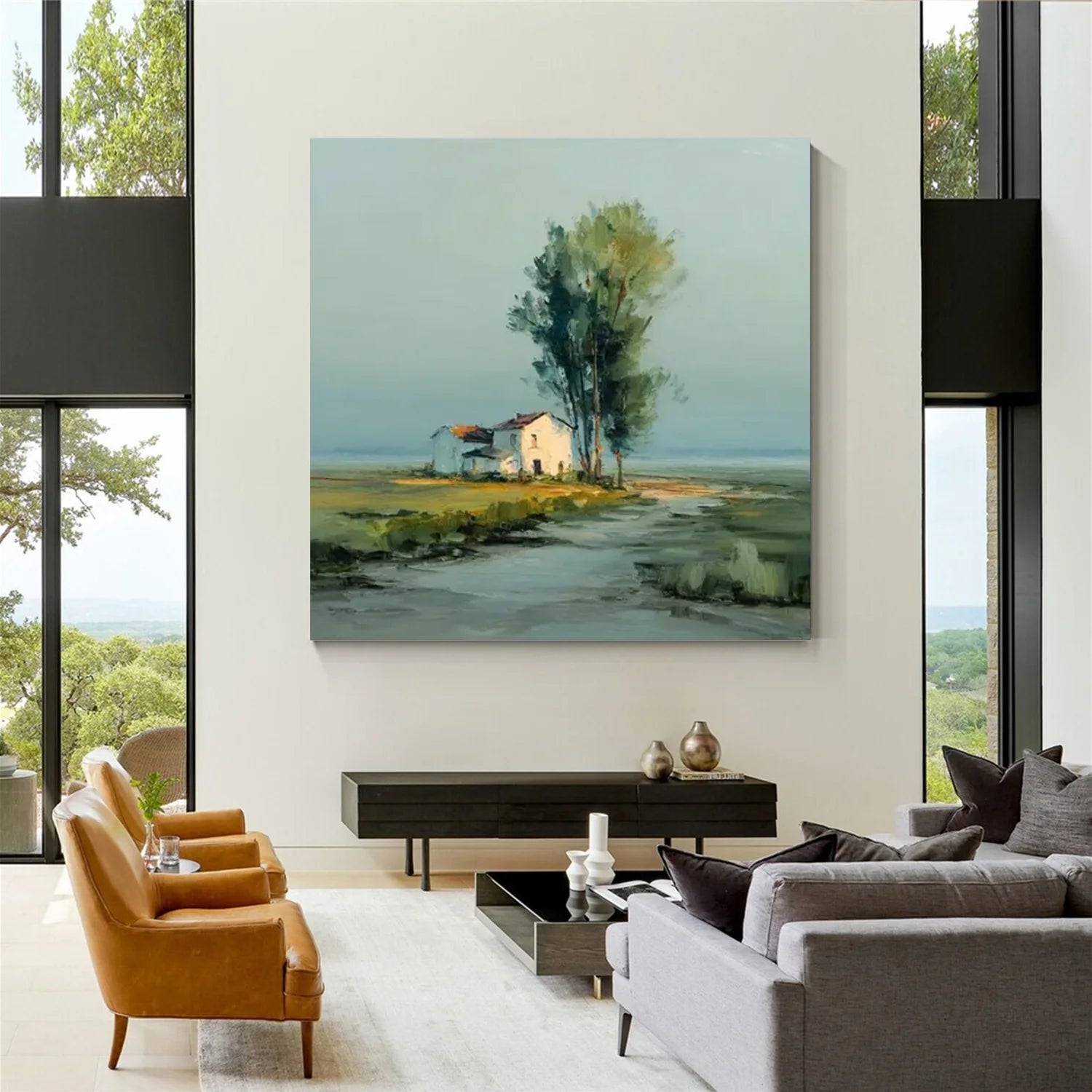 Flower & Tree Abstract Wall Art #ML243