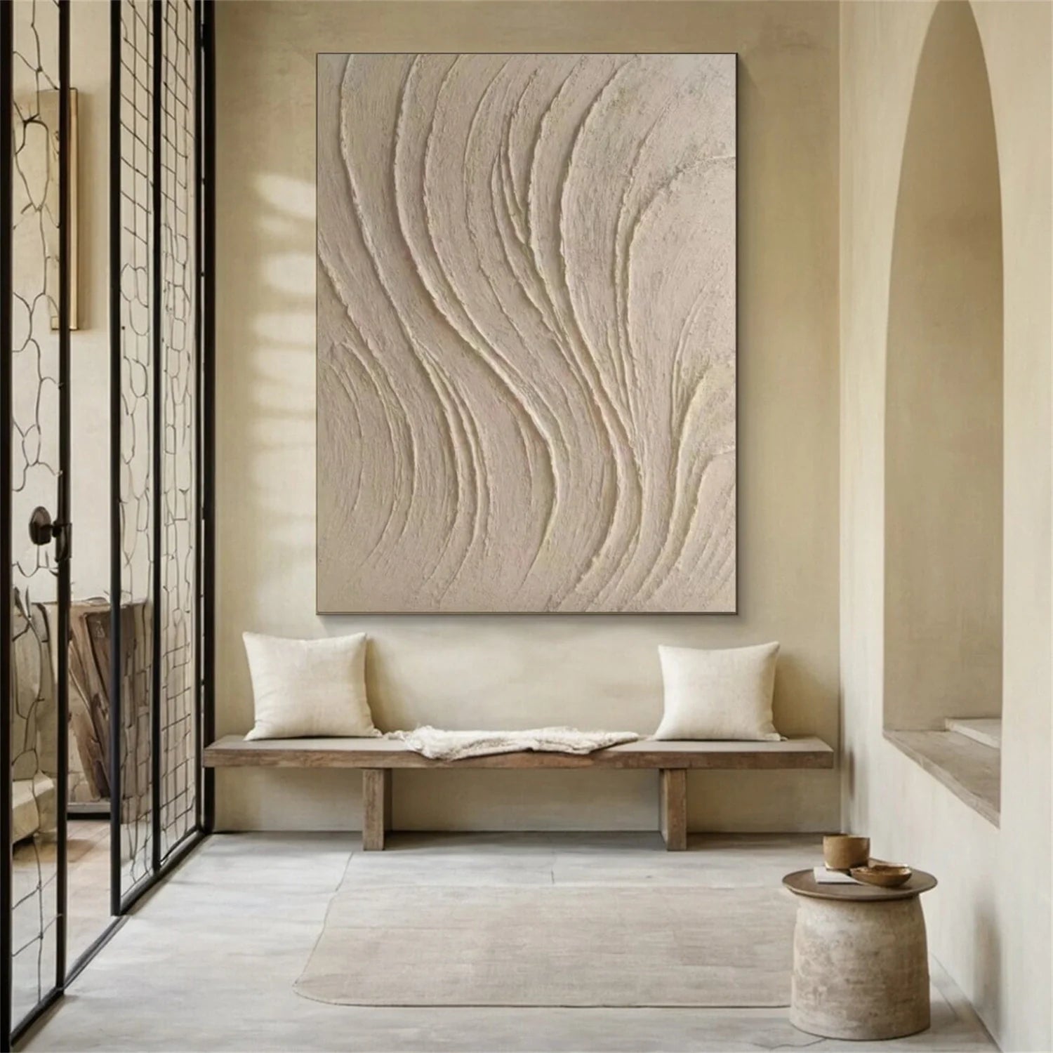 Minimalist Textured Canvas Art #MM375