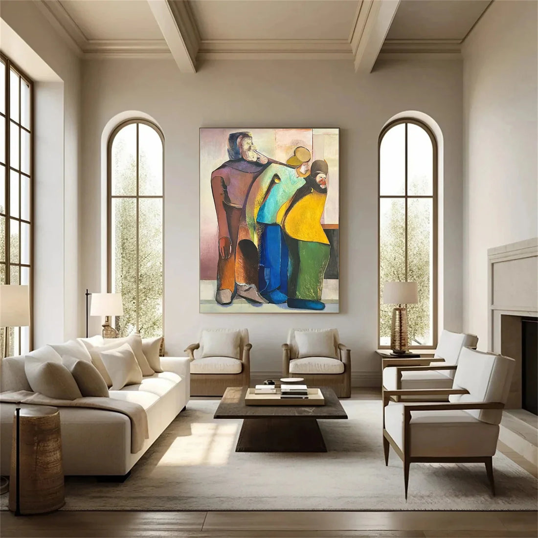 Abstract Portrait Wall Art #AP061