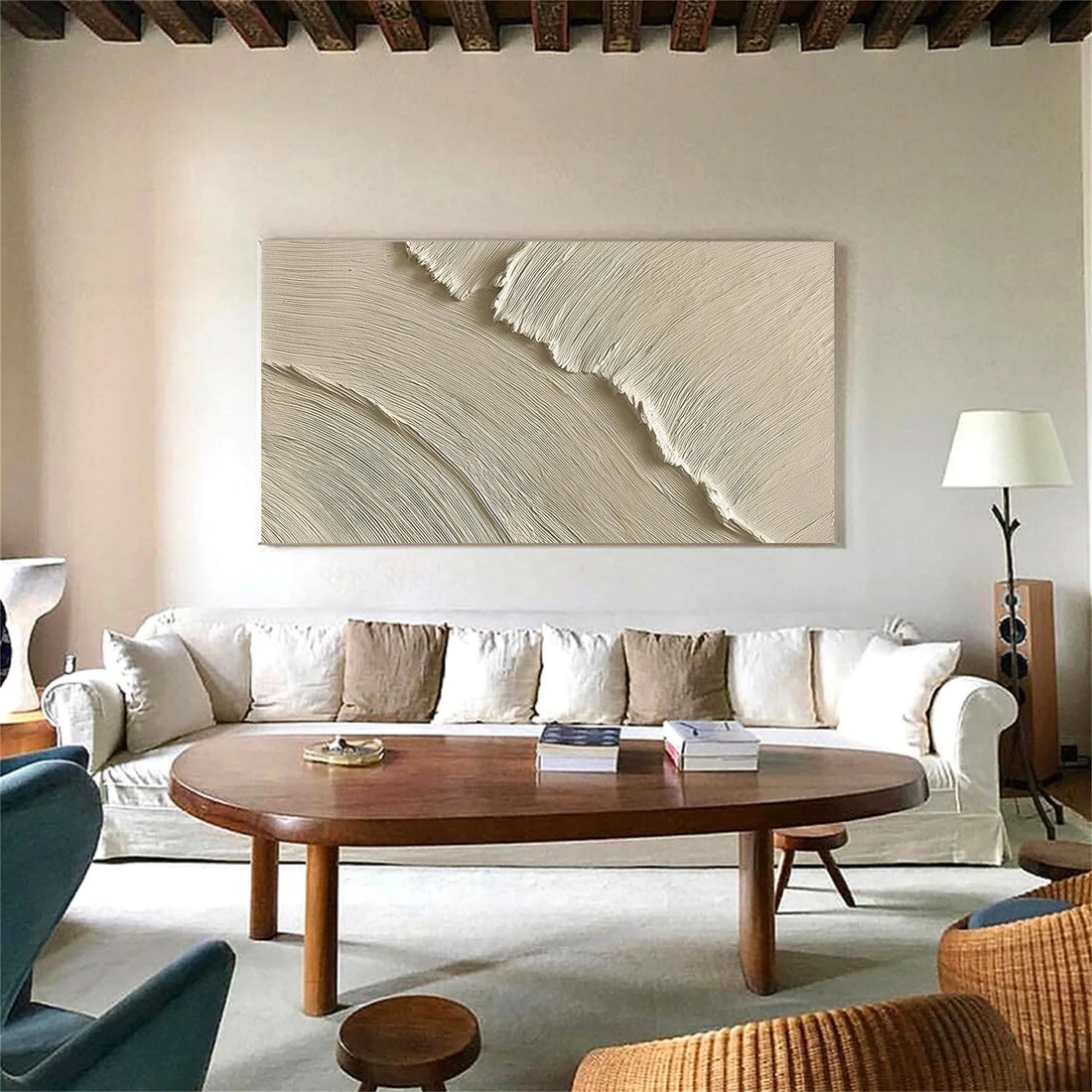Sea & Sky Minimalist Textured Wall Art #MS243