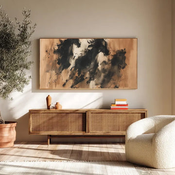 Abstract Animal Horse Wall Art #AL172