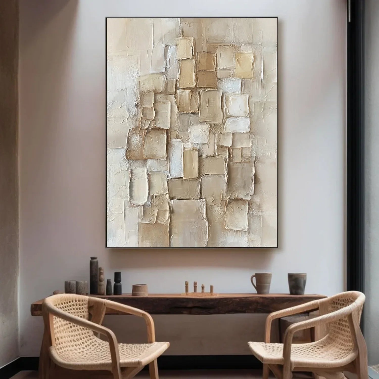Abstract Textured Canvas Art #WS821