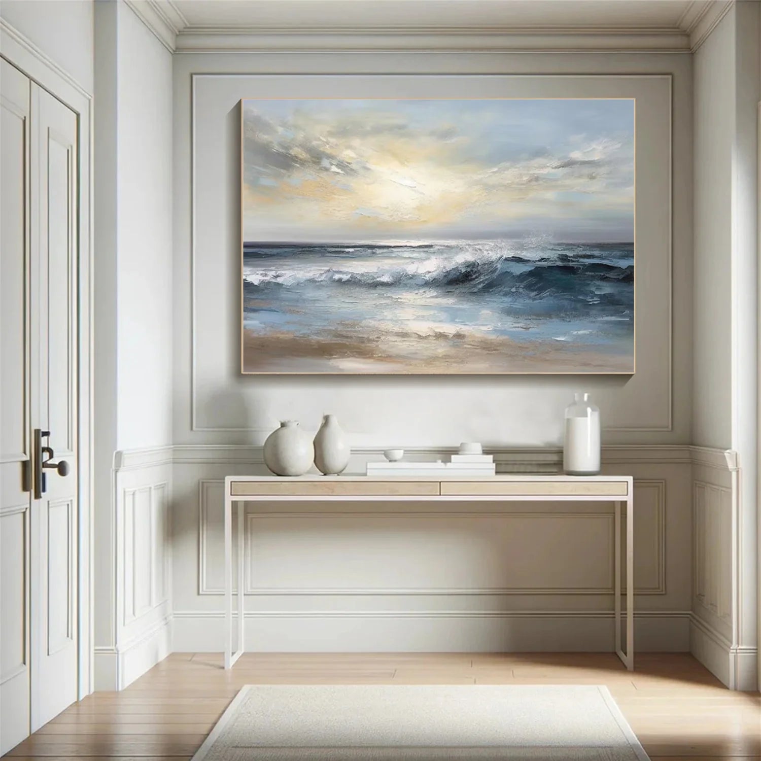 Sea & Sky Abstract Wall Art #MS134