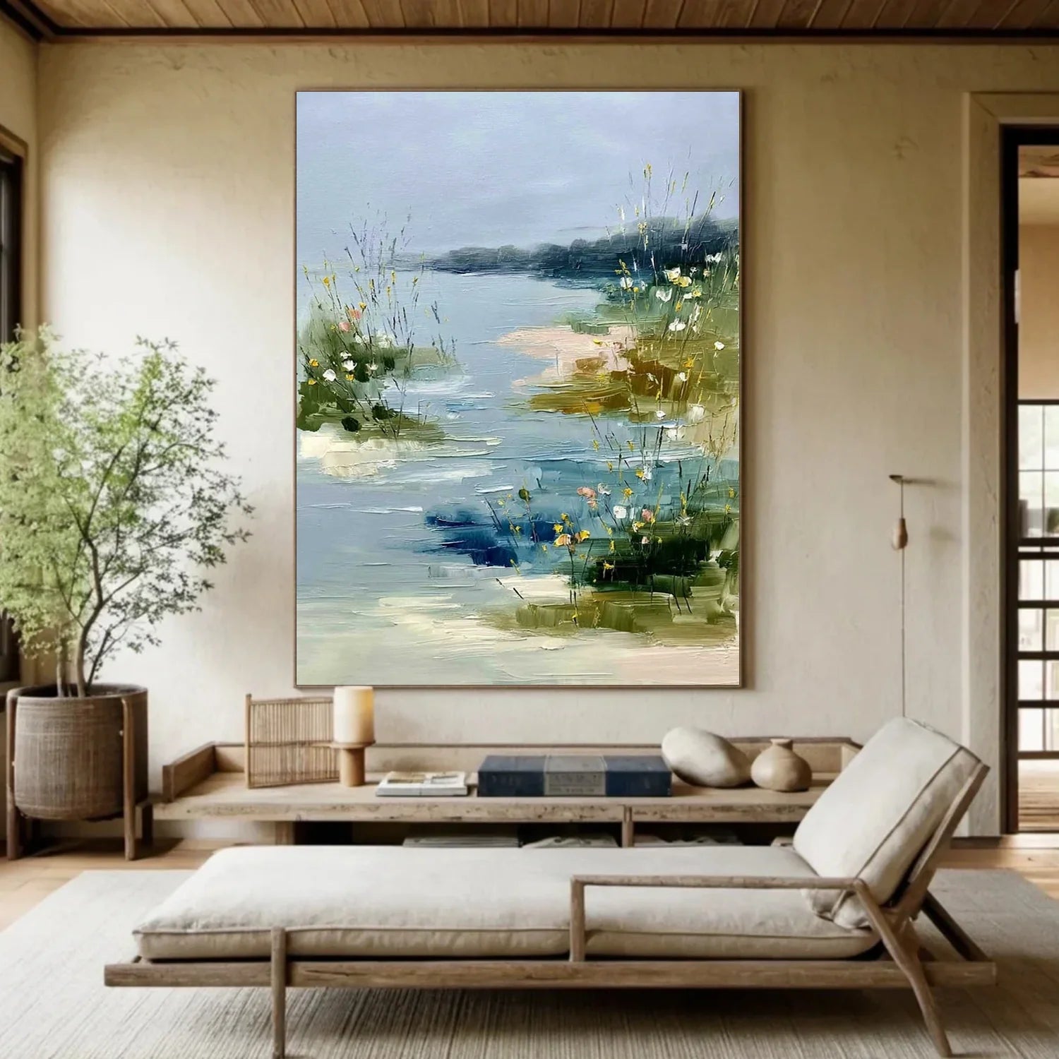 Sea & Sky Abstract Wall Art #MS280
