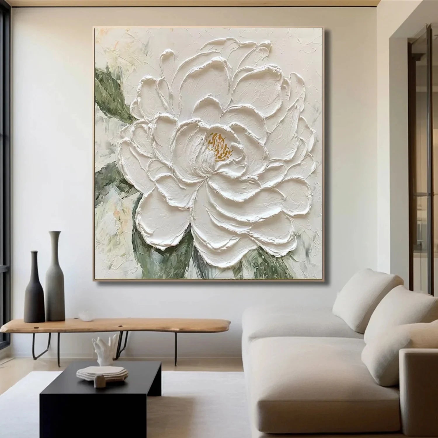 Flower & Tree Abstract Textured Wall Art #ML183
