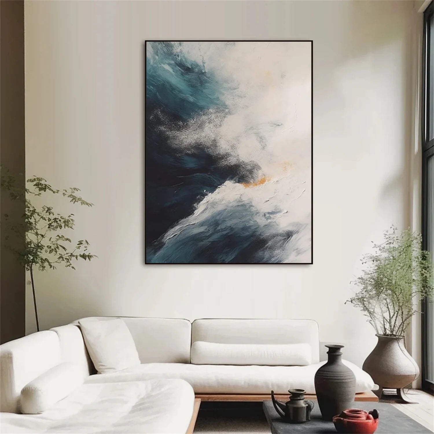 Sea & Sky Abstract Wall Art #MS267