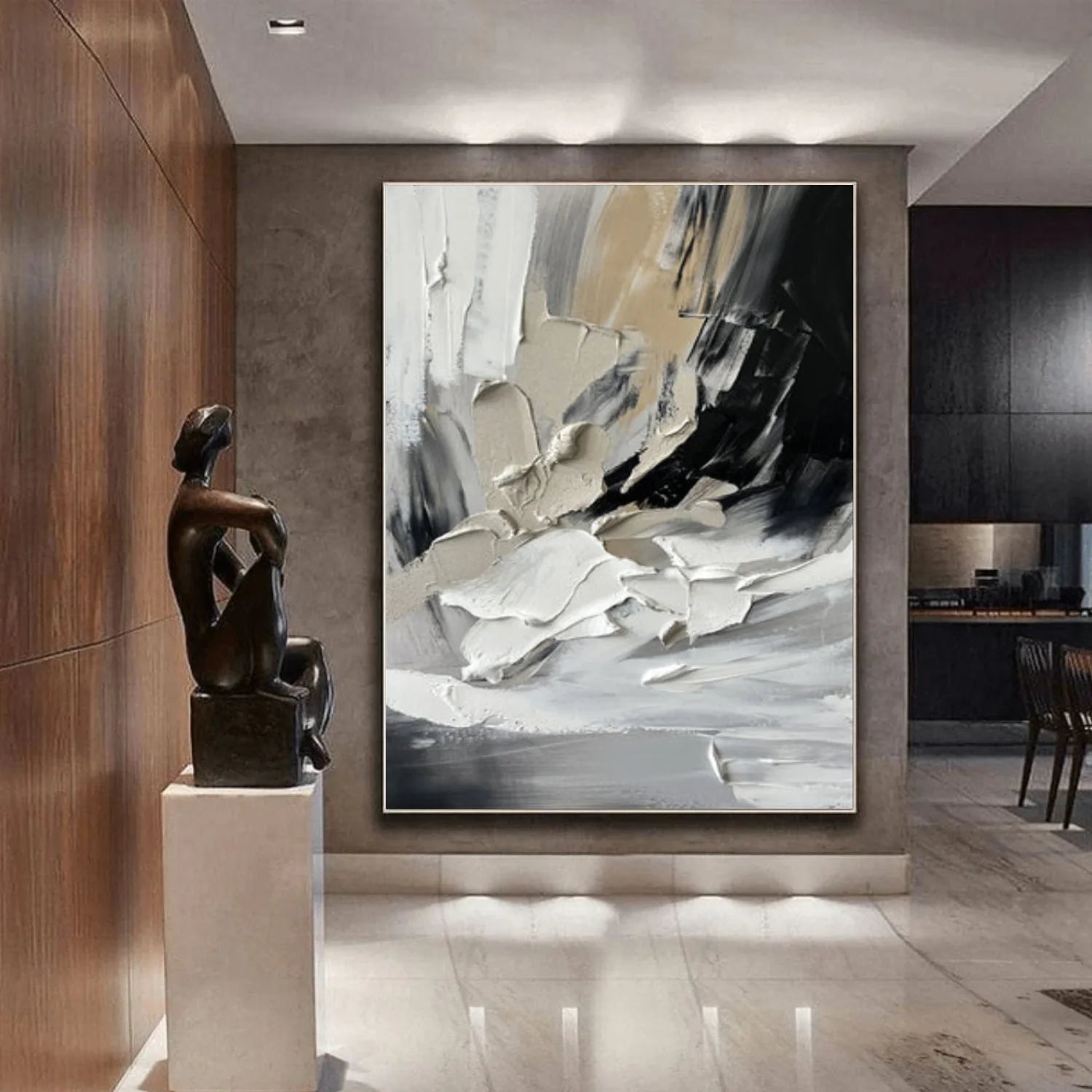 Minimalist Textured Canvas Art #MM319
