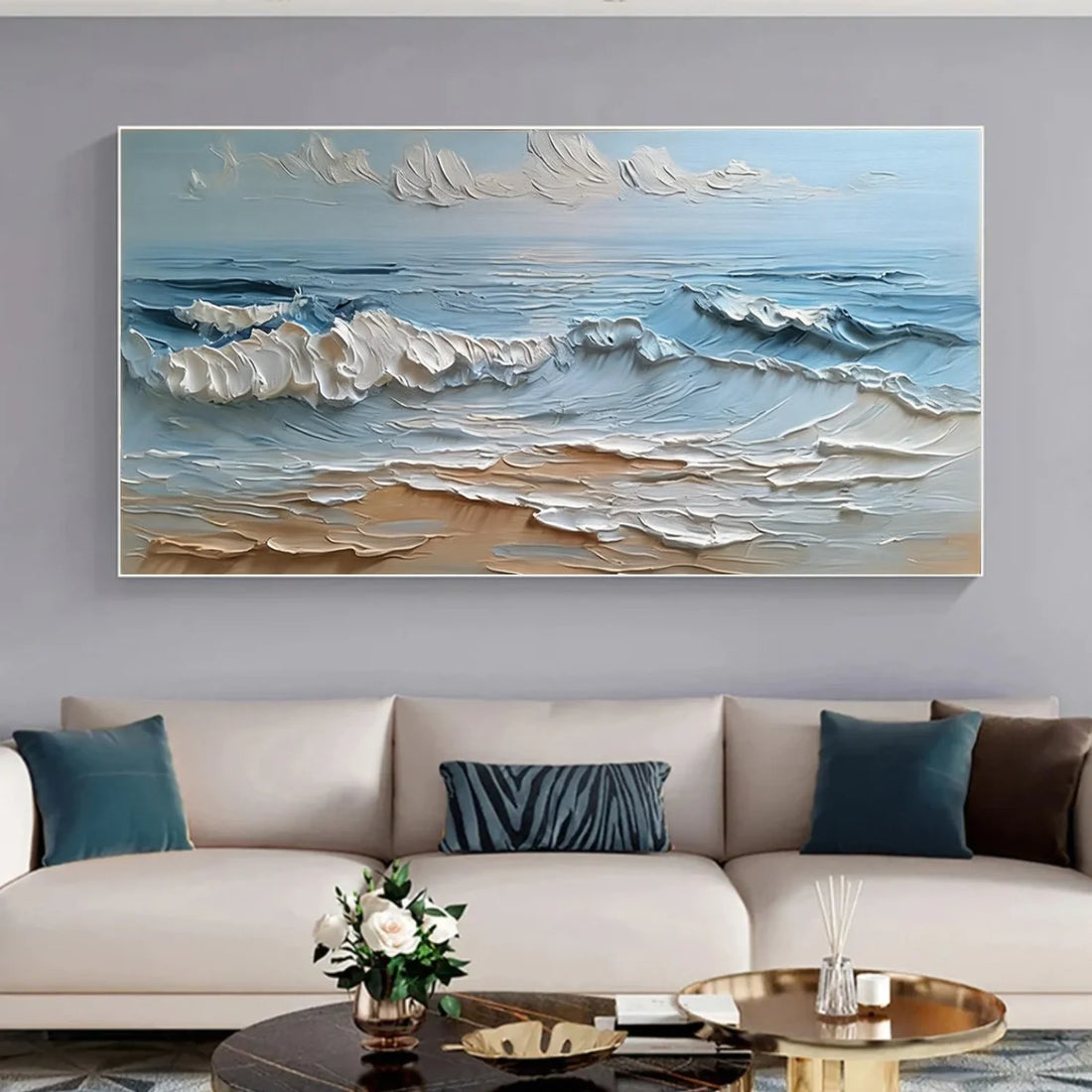 Sea & Sky Abstract Wall Art #MS294