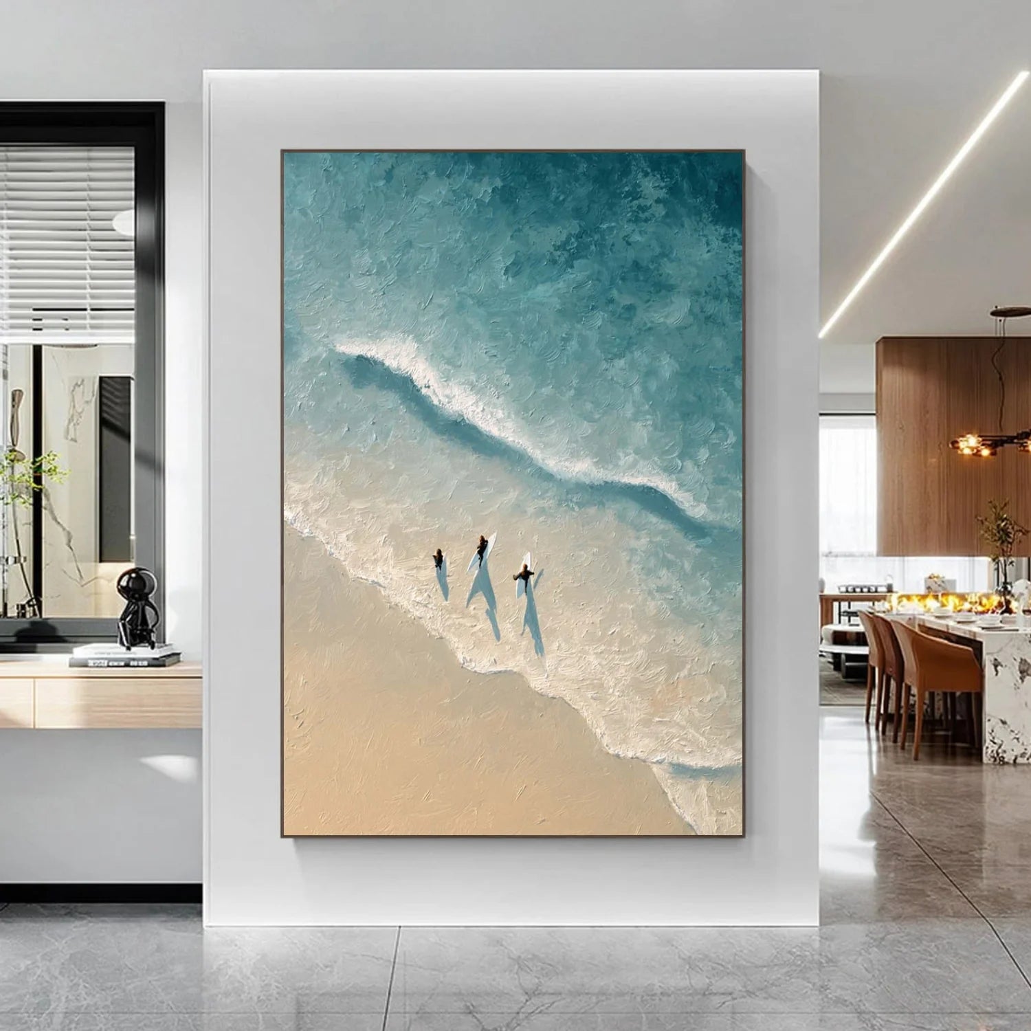Sea & Sky Abstract Wall Art #MS284