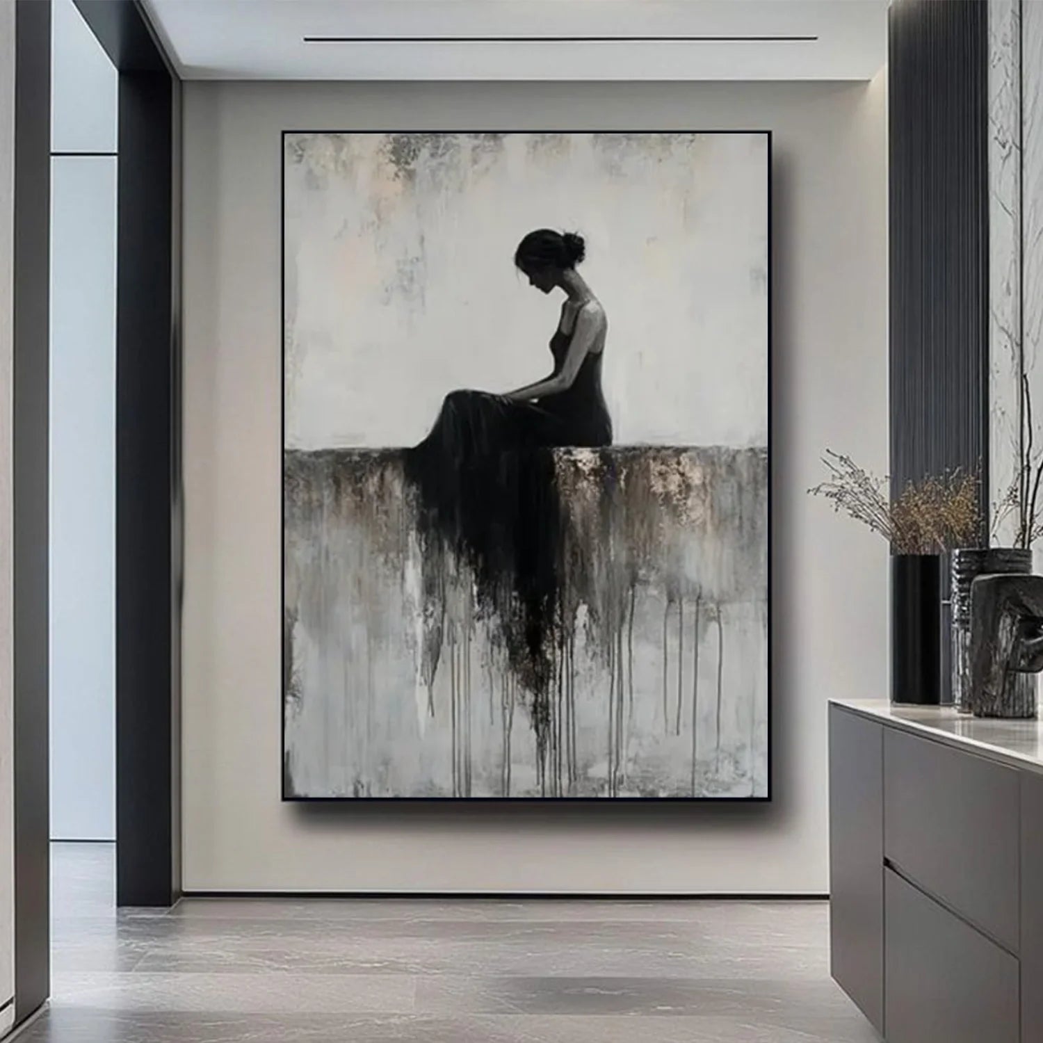 Abstract Portrait Wall Art #AP114