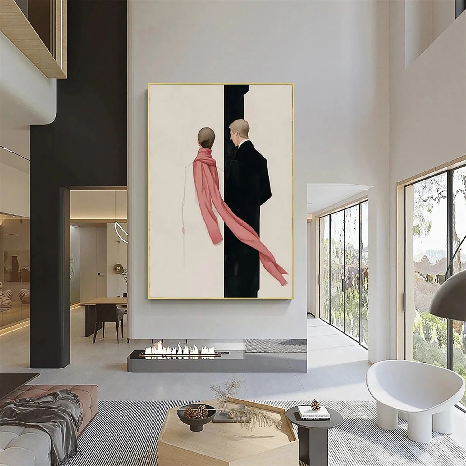 Abstract Portrait Wall Art #AP105