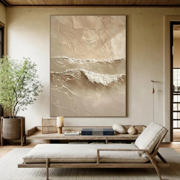 Sea & Sky Abstract Textured Wall Art #MS242