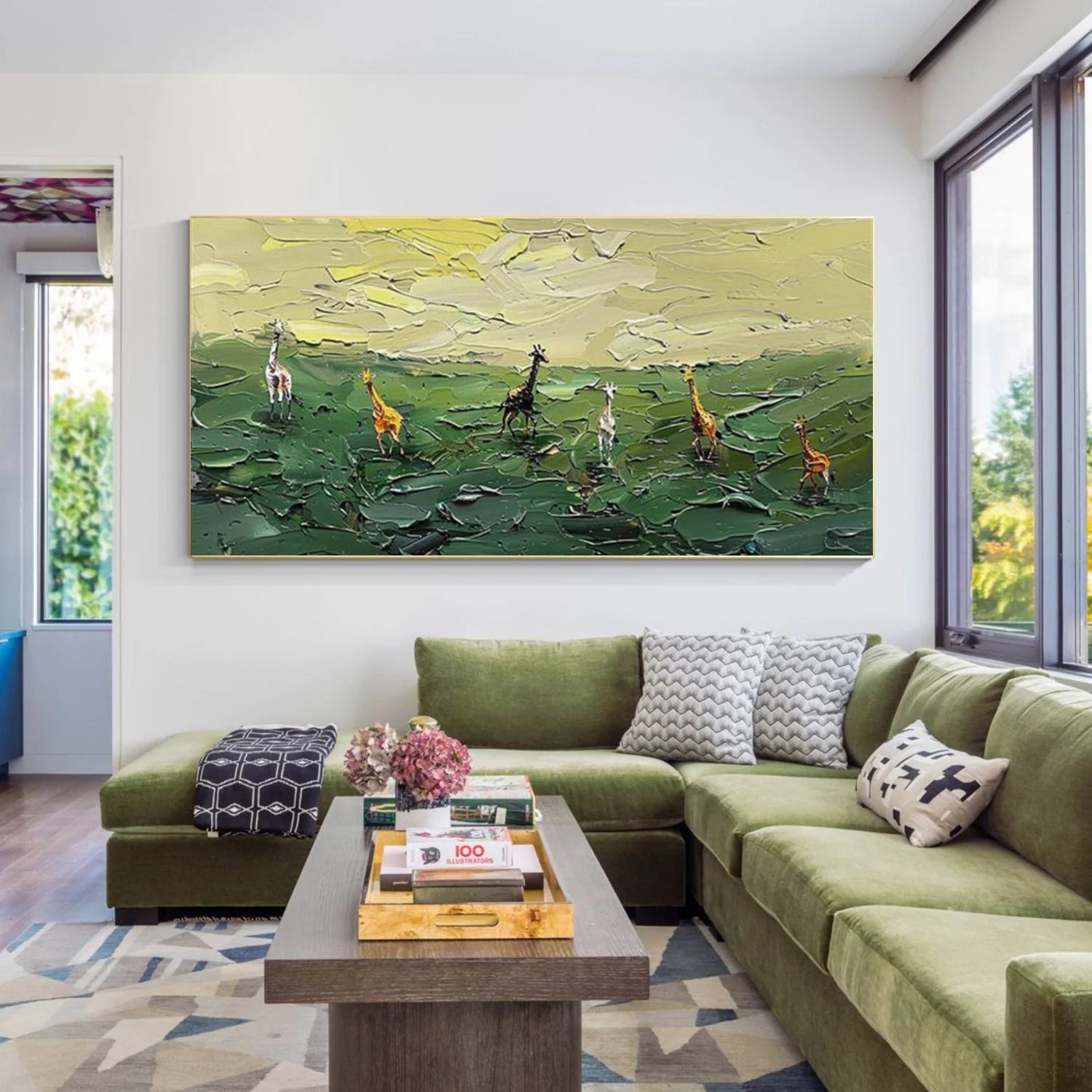 Abstract Animal Wall Art #AL180