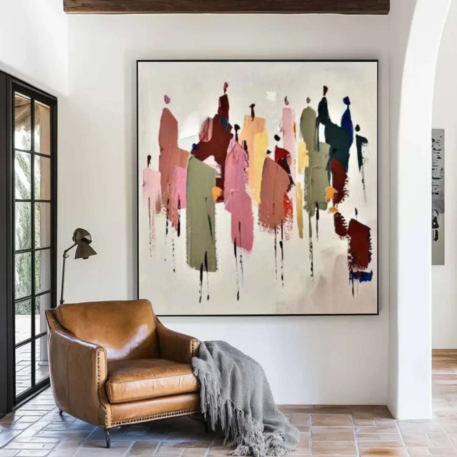 Abstract Portrait Wall Art #AP083