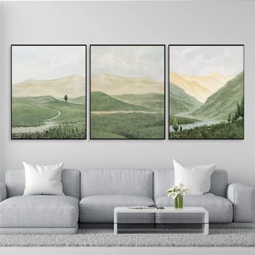 Minimalist Mountain Canvas Art Set of 3 #MM260