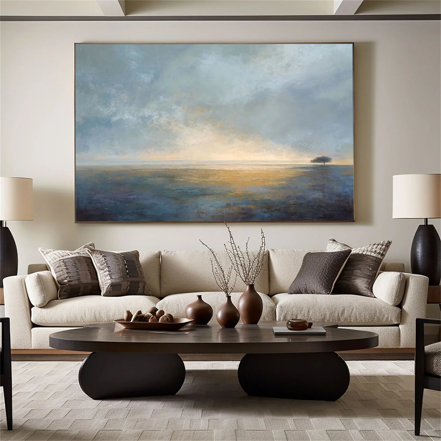 Sea & Sky Abstract Wall Art #MS286