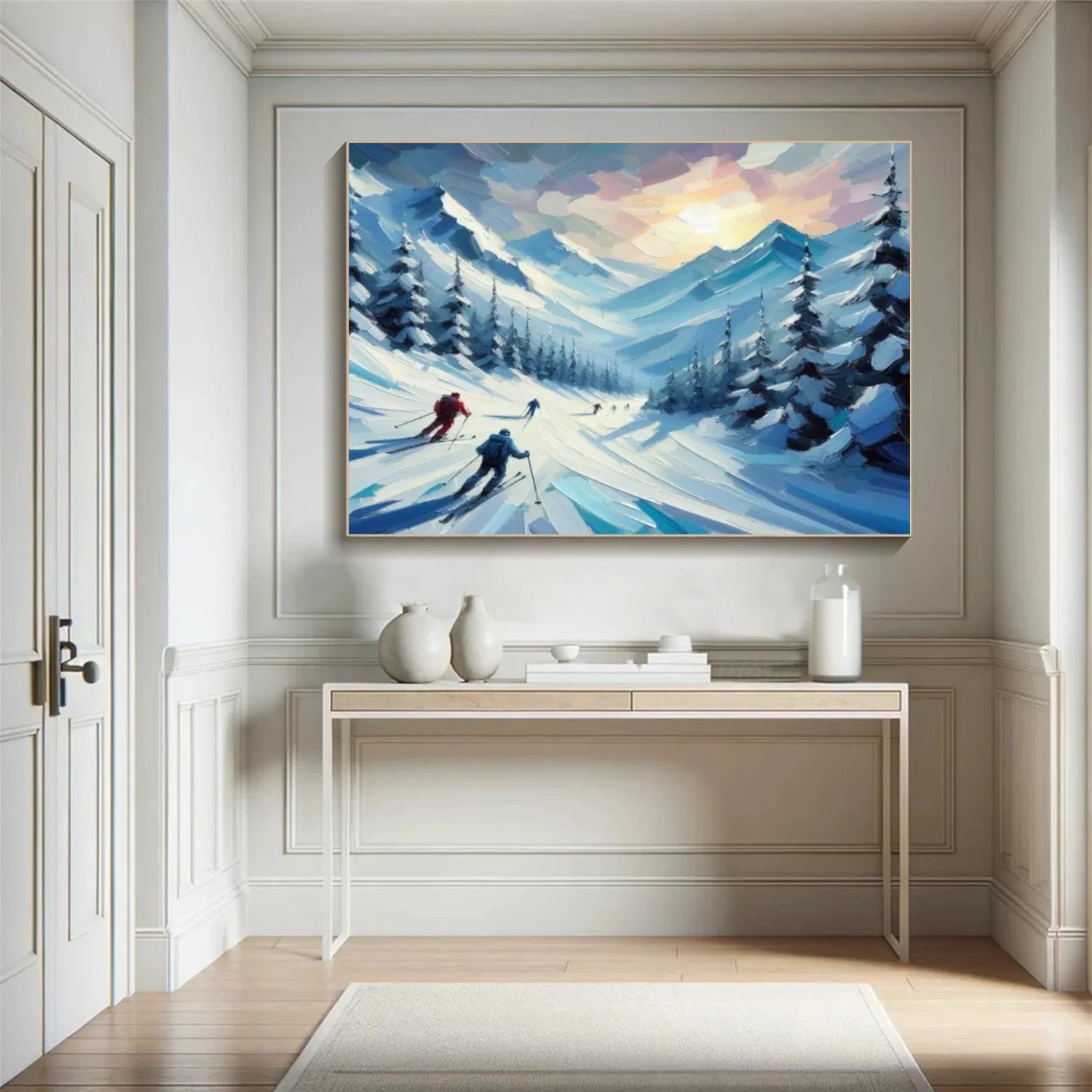 Skiing Sport Wall Art #SA053
