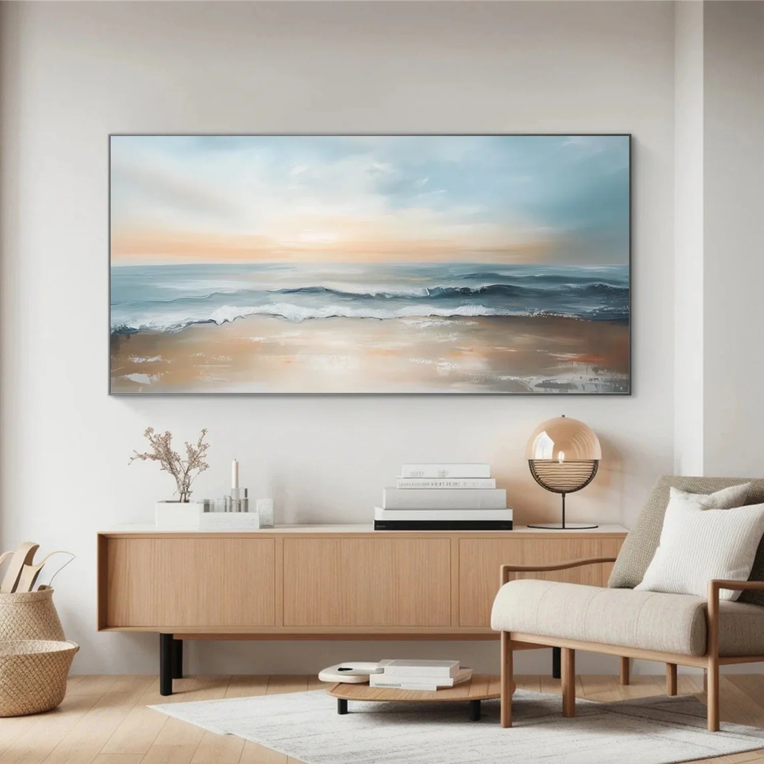 Sea & Sky Abstract Wall Art #MS136