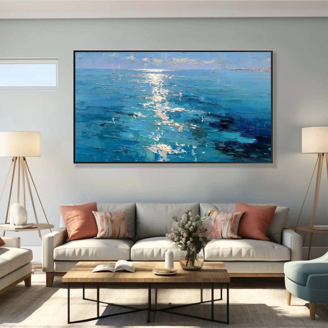 Sea & Sky Abstract Wall Art #MS264