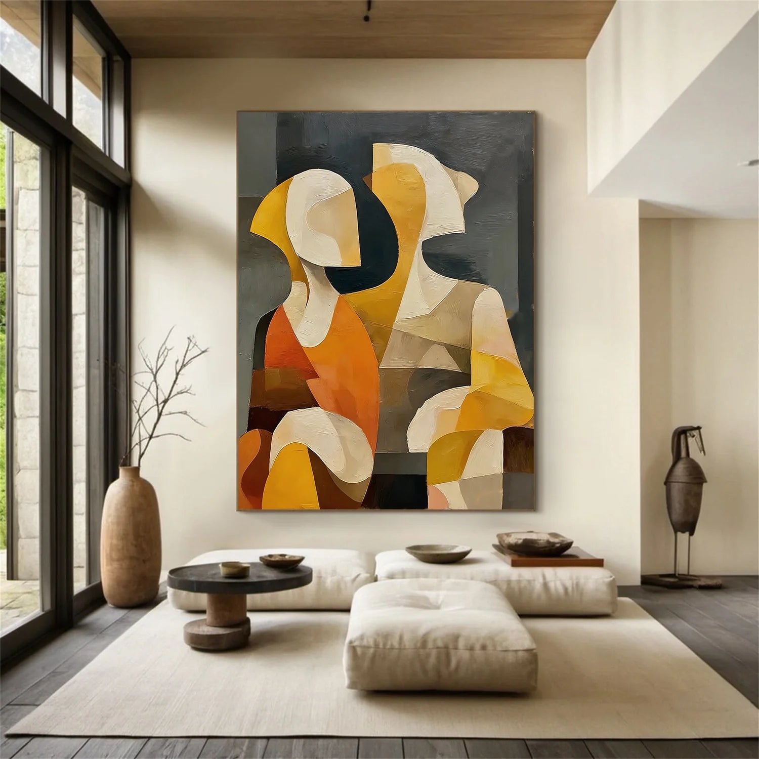 Abstract Portrait Wall Art #AP076