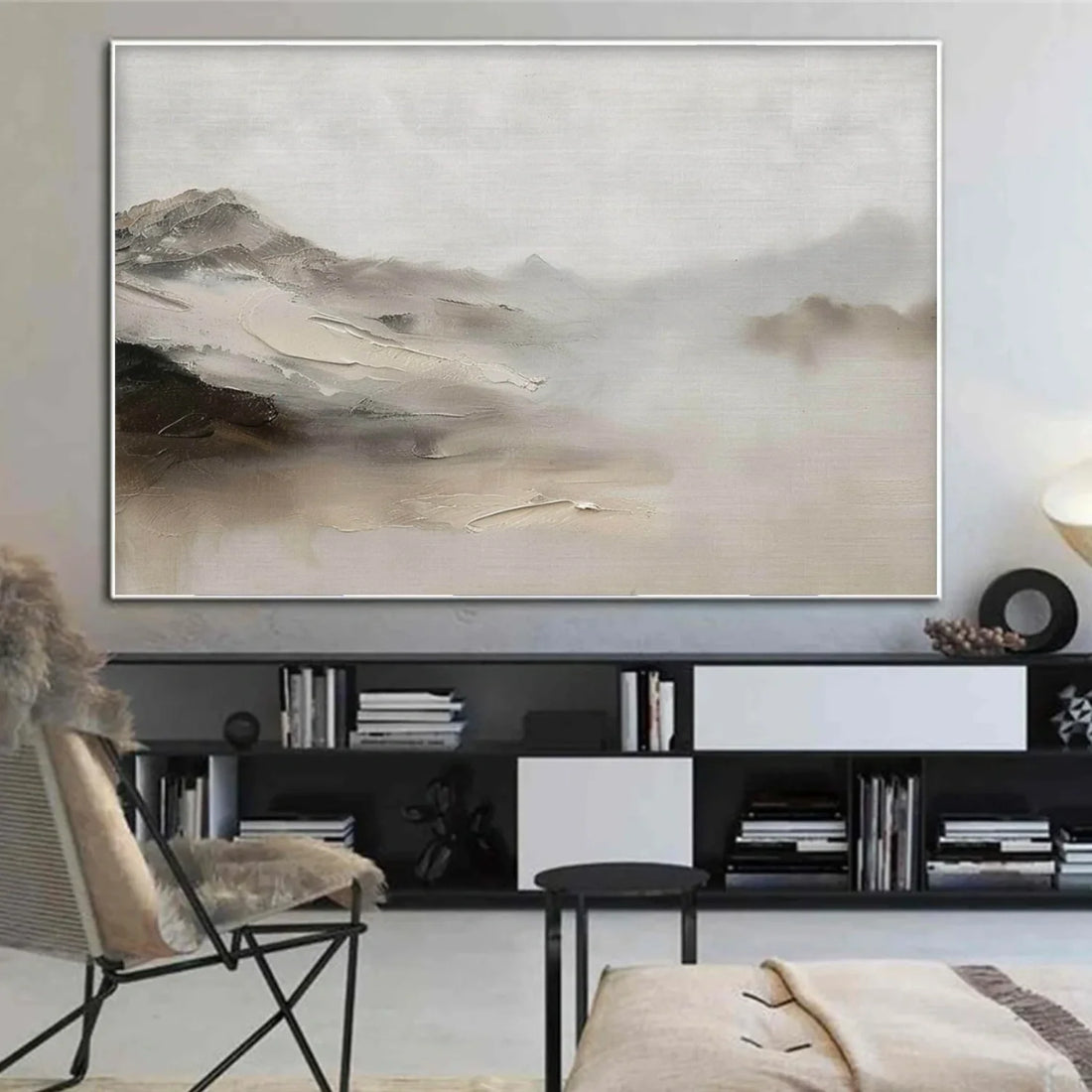 Minimalist Mountain Canvas Art #MM388