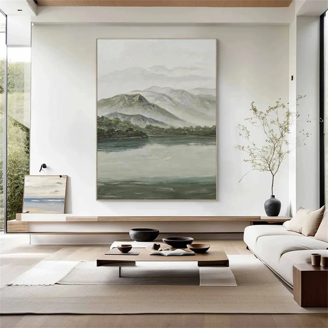 Minimalist Mountain Canvas Art #MM392