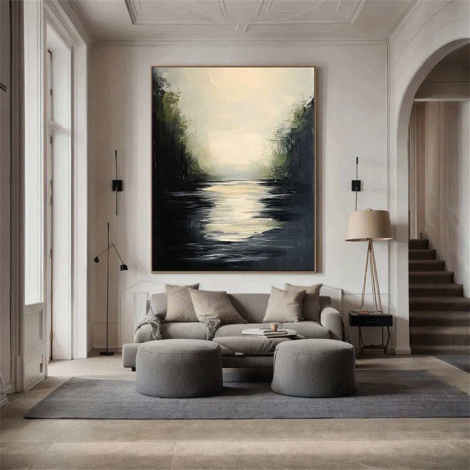 Sea & Sky Abstract Wall Art #MS127