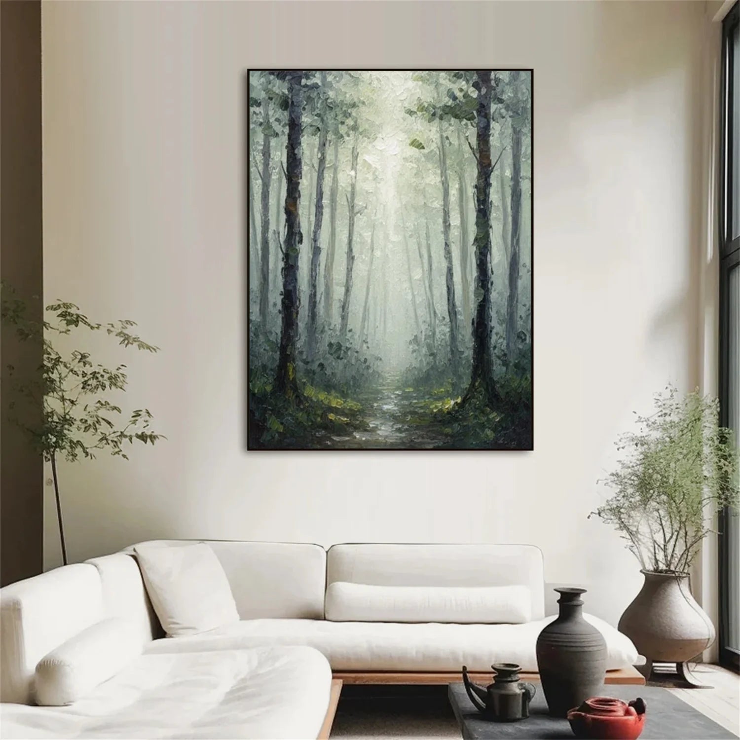 Flower & Tree Abstract Wall Art #ML246