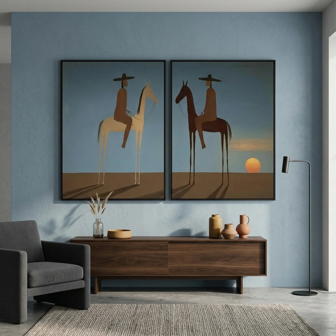 Vintage Americana Art Set of 2 #VA126