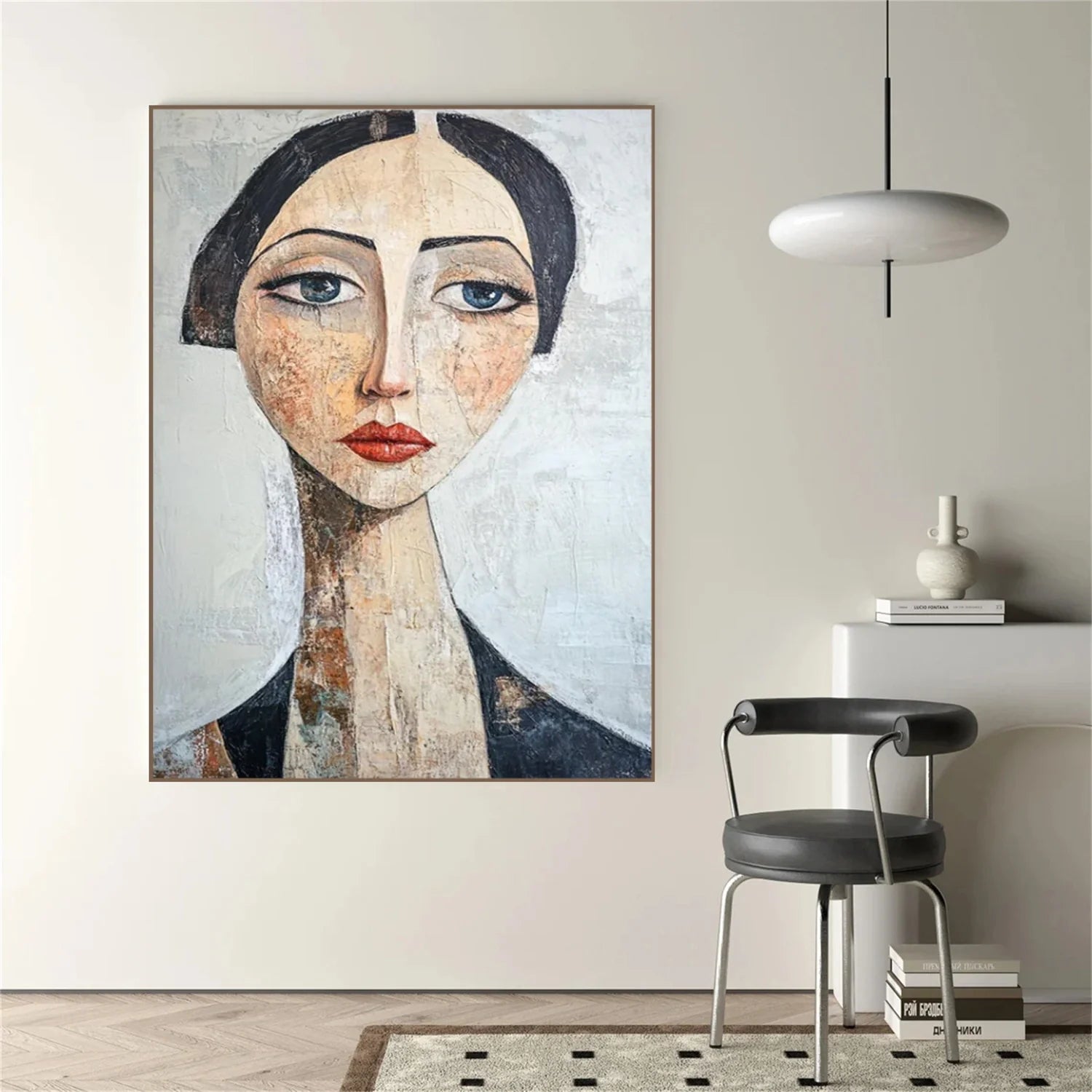 Abstract Portrait Wall Art #AP104