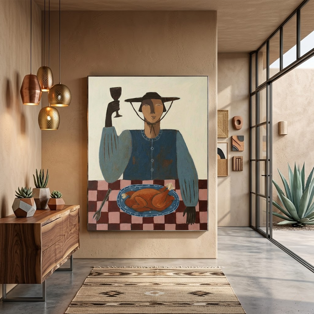 Vintage Americana Art #VA052