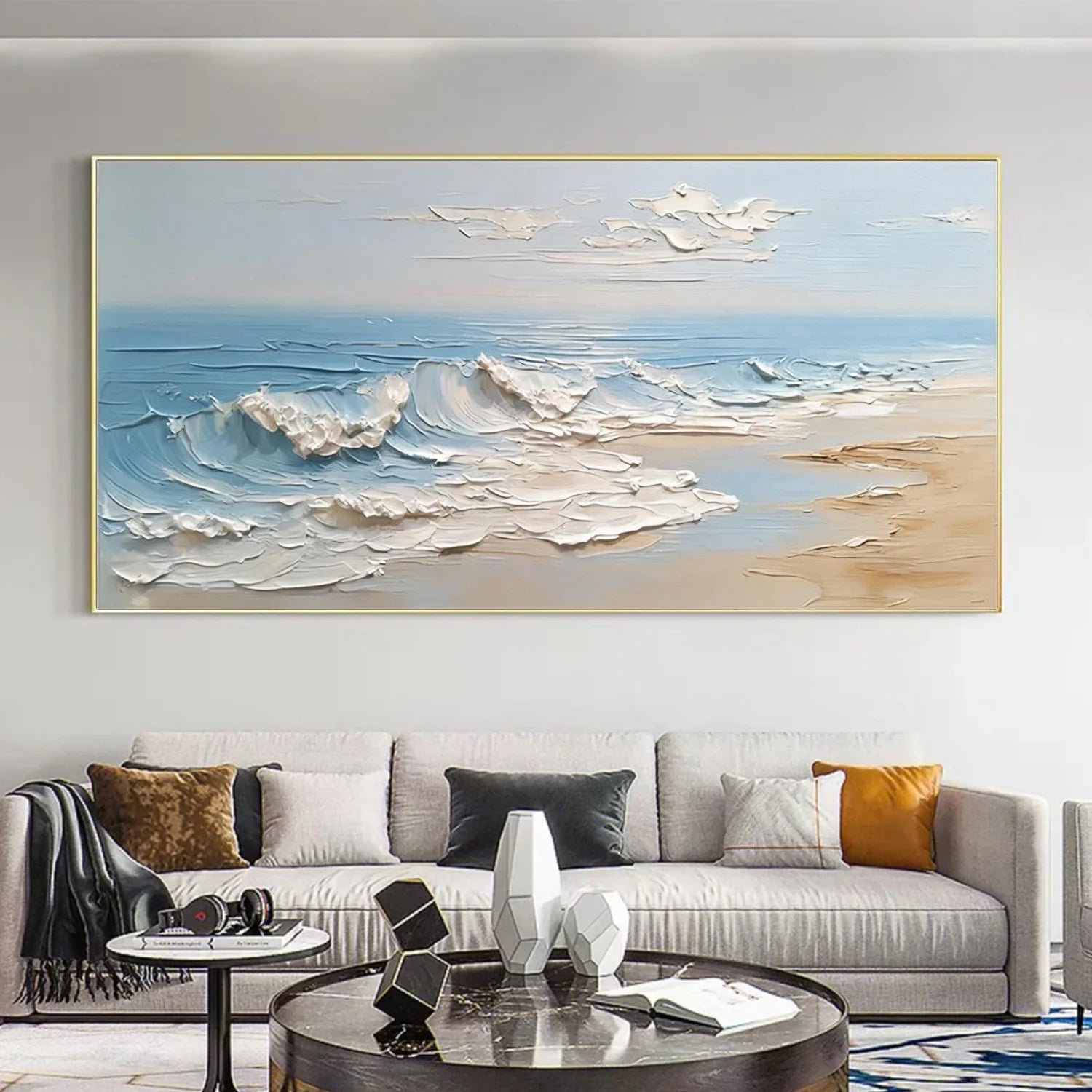 Sea & Sky Abstract Wall Art #MS295