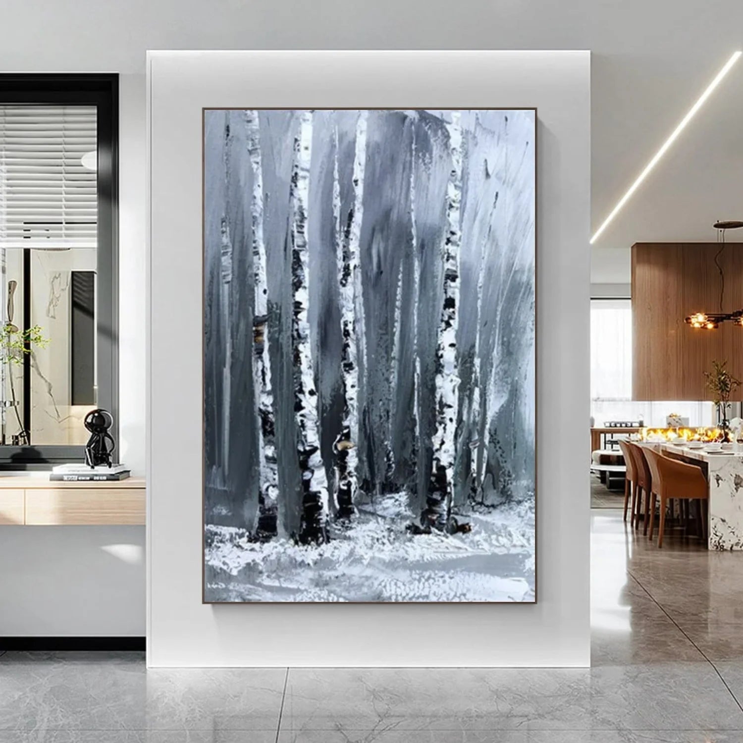 Flower & Tree Abstract Wall Art #ML162