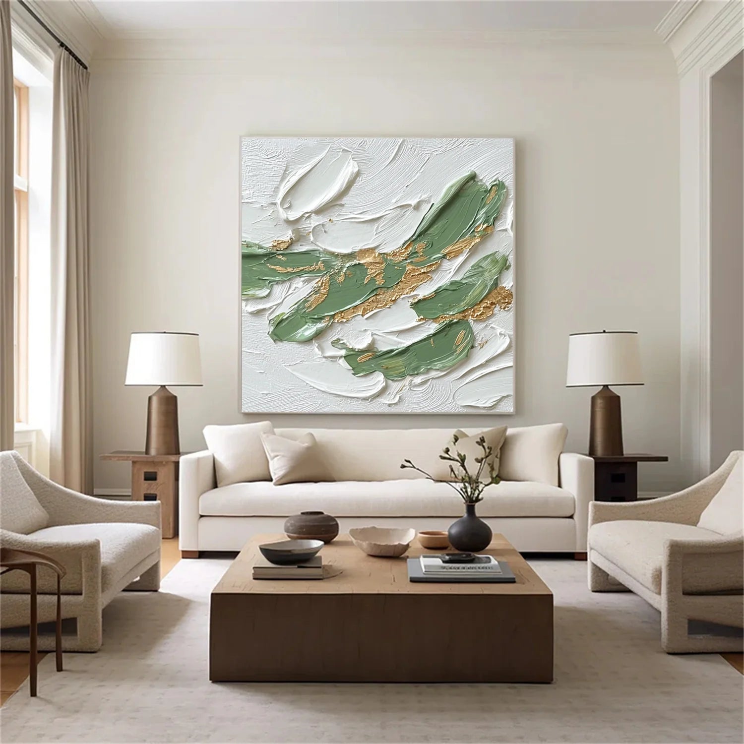 Abstract Textured Canvas Art #WS1000