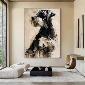 Abstract Animal Dog Wall Art #AL190